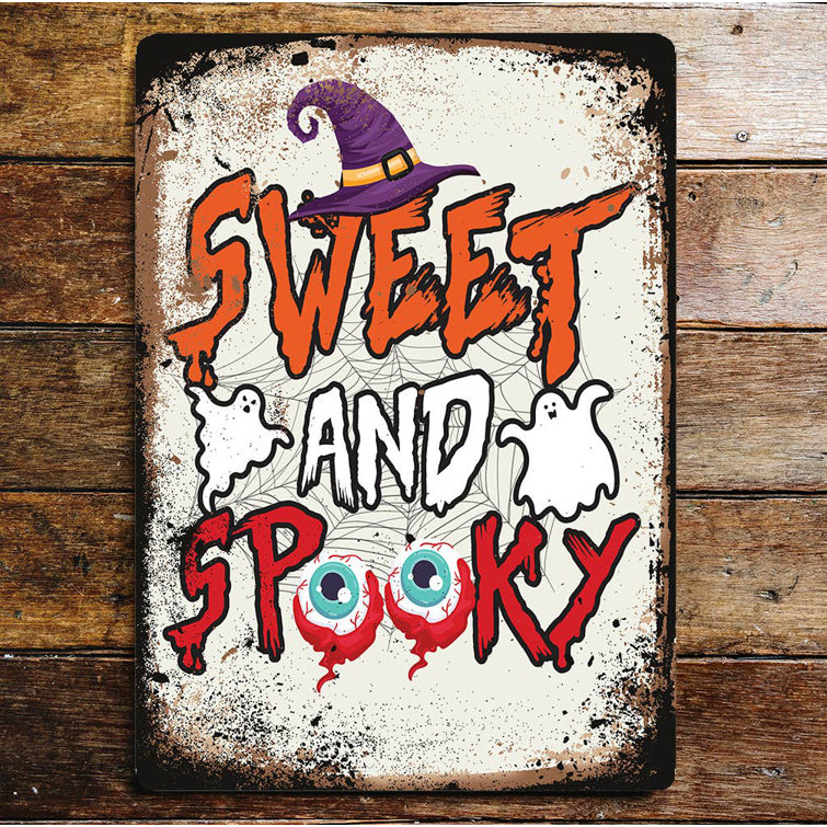 The Seasonal Aisle Halloween Sweet and Spooky Wall Décor Wayfair.co.uk